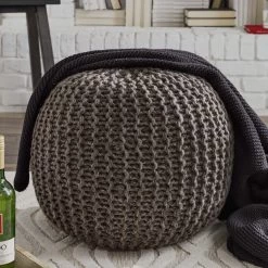 Ashley Furniture Latricia - Charcoal - Pouf Accessories 7 Ashley Furniture Latricia - Charcoal - Pouf Accessories