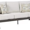 Signature Design By Ashley® Tropicava - Taupe/white - Sofa With Cushion