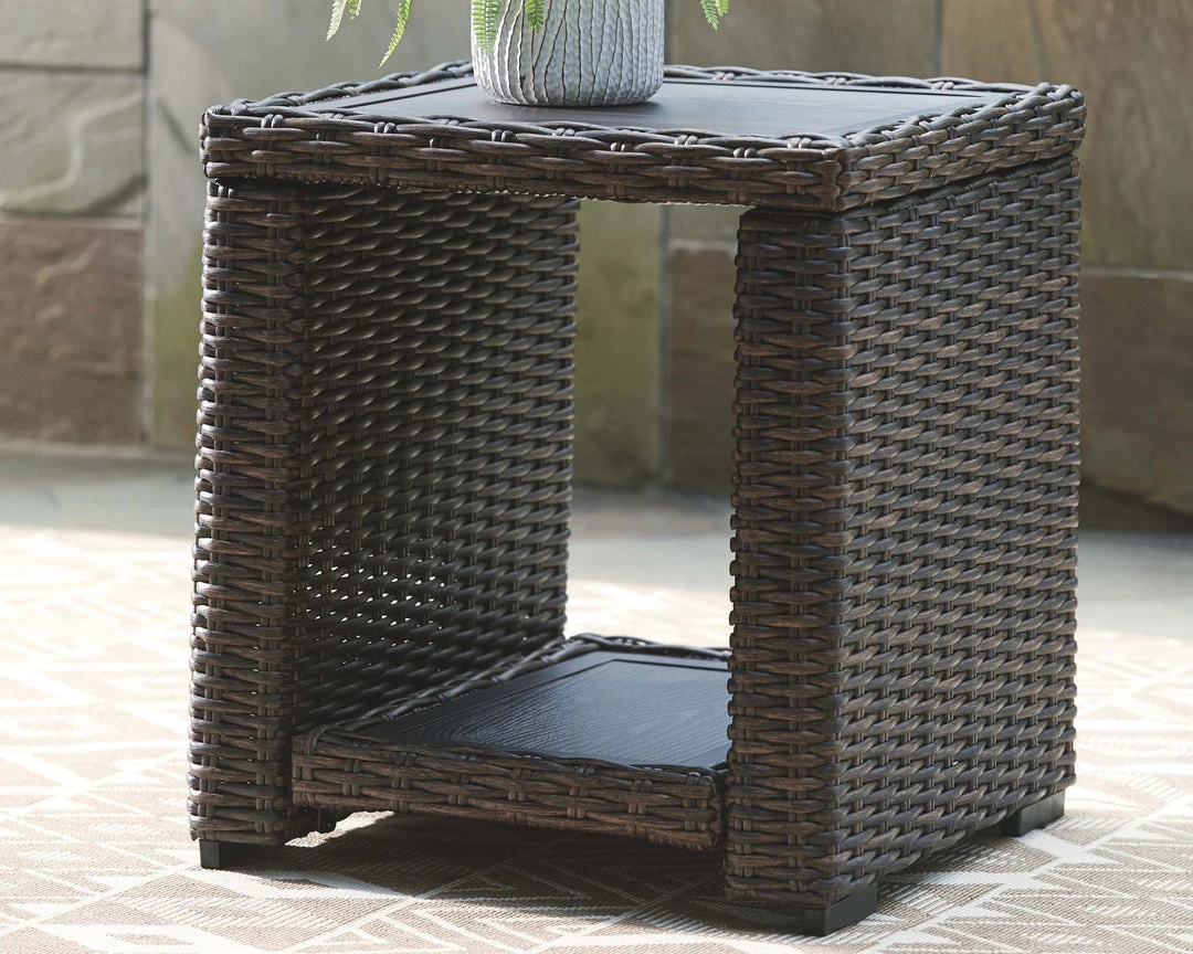 Ashley Furniture Grasson - Brown - Square End Table Tables 3 Ashley Furniture Grasson - Brown - Square End Table Tables