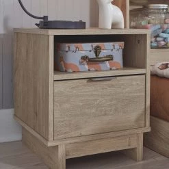 Signature Design By Ashley® Nightstands Oliah - Natural - One Drawer Night Stand