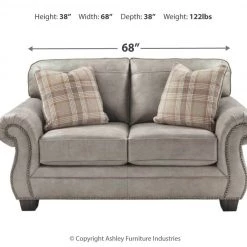 Ashley Furniture Olsberg - Steel - Loveseat Loveseats