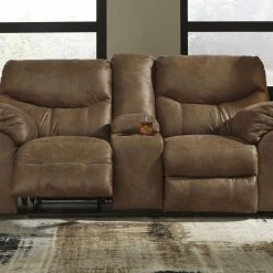 Ashley Furniture Reclining Furniture Boxberg - Console - Reclining Loveseats