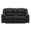 Emerald Home Navaro Reclining Console Loveseat