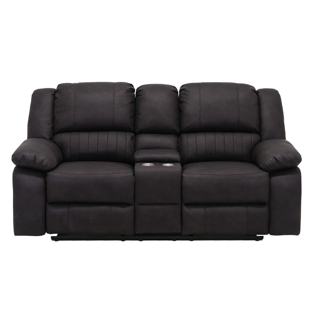 Emerald Home Navaro Reclining Console Loveseat 3 Emerald Home Navaro Reclining Console Loveseat