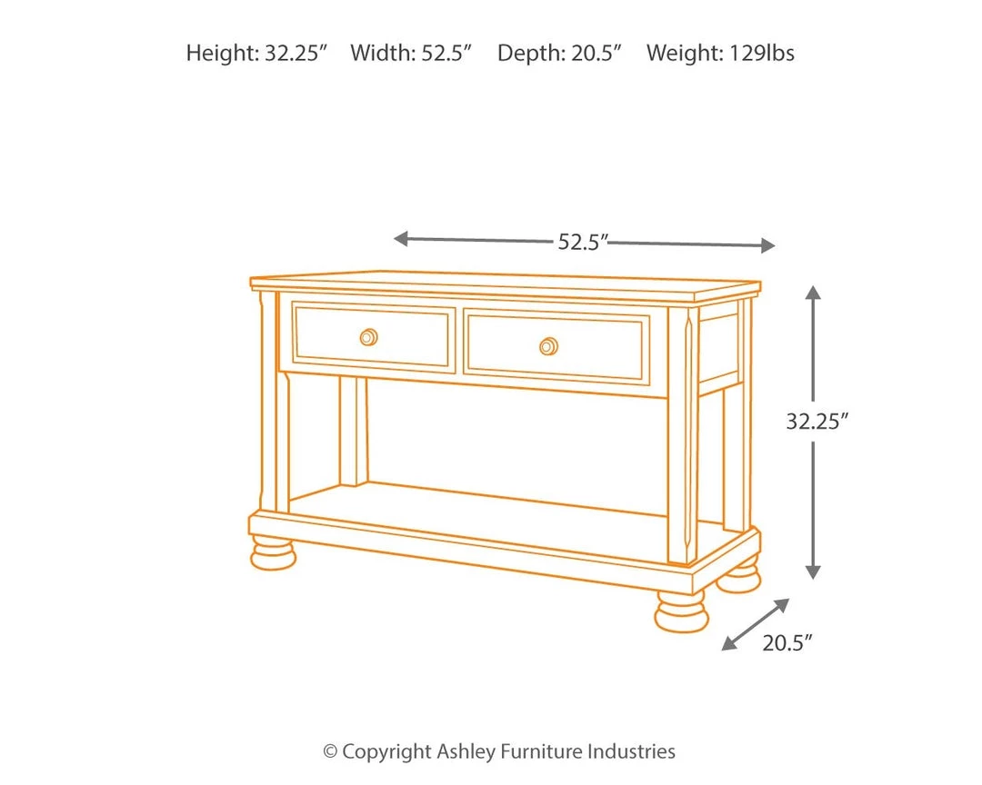 Ashley Furniture Tables Porter - Rustic Brown - Console Sofa Table 13 Ashley Furniture Tables Porter - Rustic Brown - Console Sofa Table