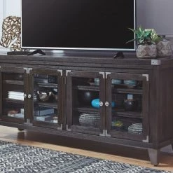 Ashley Furniture Todoe - Gray - Extra Large Tv Stand