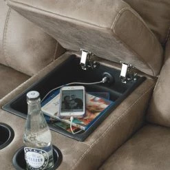 Ashley Furniture Dunwell - Double Stuffed Armrests - Power Reclining Loveseats