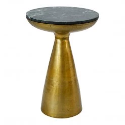 Moe's Home Collection Tables Font Side Table Green Marble