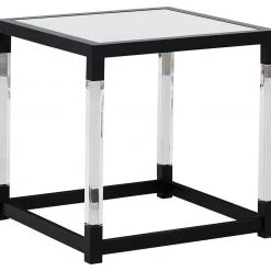 Ashley Furniture Tables Nallynx - Metallic Gray - Square End Table