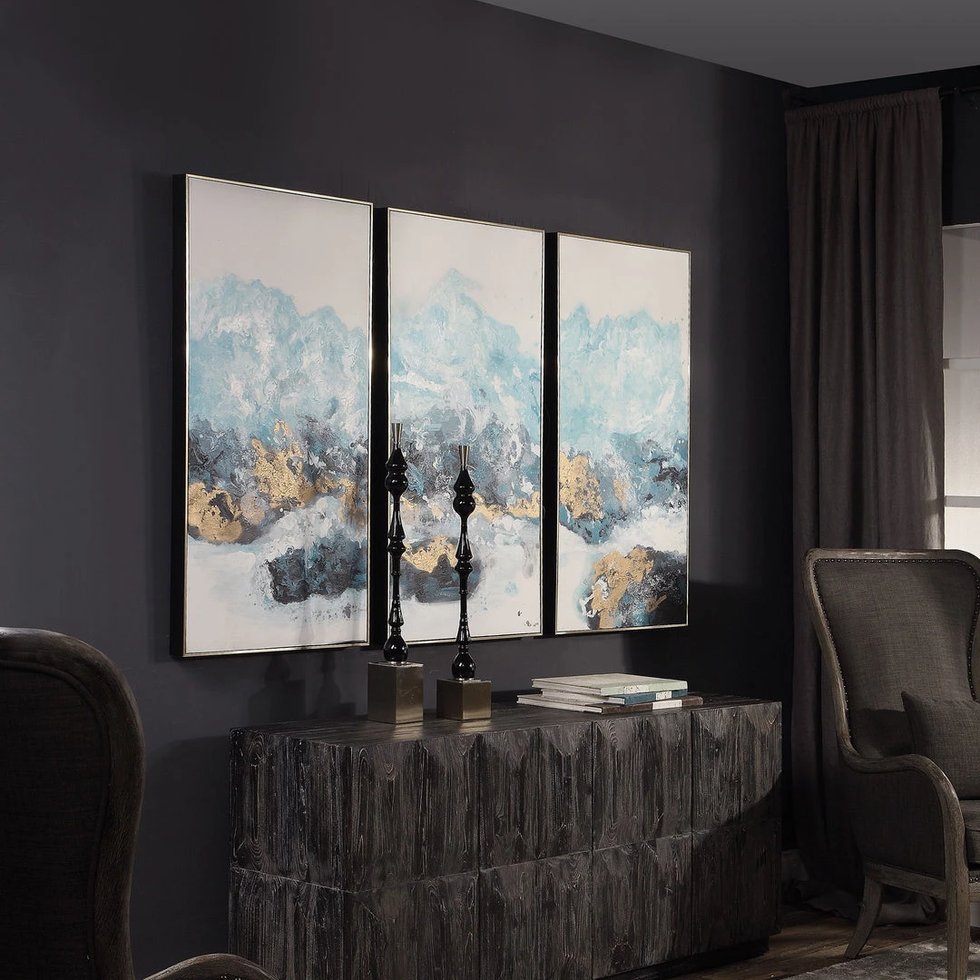 Uttermost Crashing Waves Abstract Art, S/3 Accessories 8 Uttermost Crashing Waves Abstract Art, S/3 Accessories