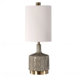 Accessories Uttermost Darrin Gray Table Lamp