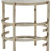 Signature Design By Ashley® Montiflyn - White/gold Finish - Round End Table Tables