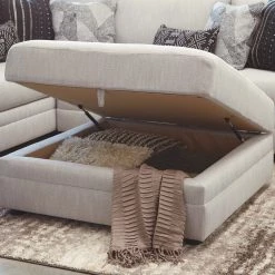 Ashley Furniture Neira - Fog - Ottoman With Storage