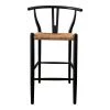Moe's Home Collection Stools Ventana Barstool Black And Natural