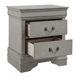 Ashley Furniture Kordasky - Gray - Two Drawer Night Stand 12 Ashley Furniture Kordasky - Gray - Two Drawer Night Stand