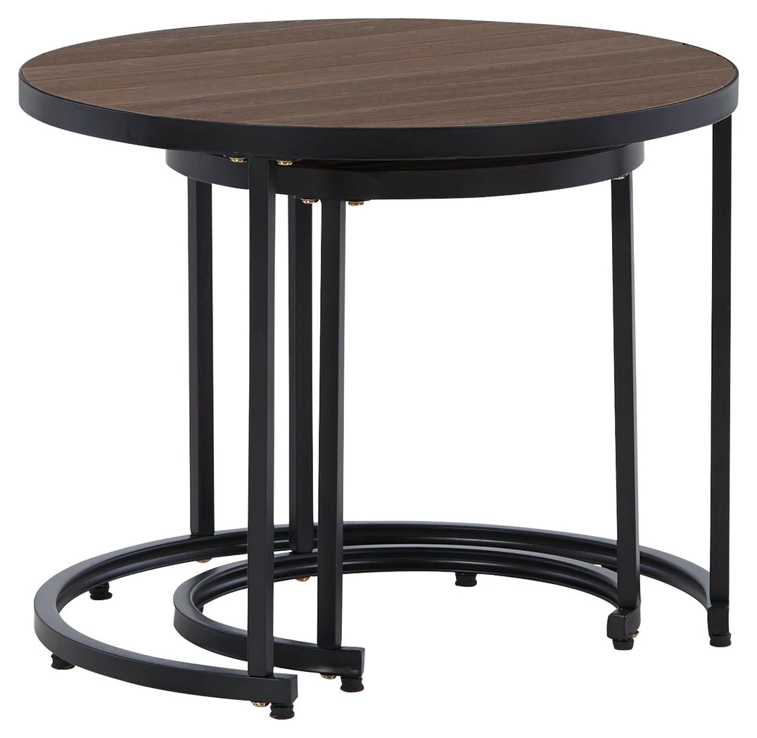 Signature Design By Ashley® Ayla - Brown/black - Nesting End Tables (2/cn) 8 Signature Design By Ashley® Ayla - Brown/black - Nesting End Tables (2/cn)