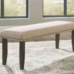 Ashley Furniture Benches Rokane - Light Brown - Large Uph Dining Room Bench