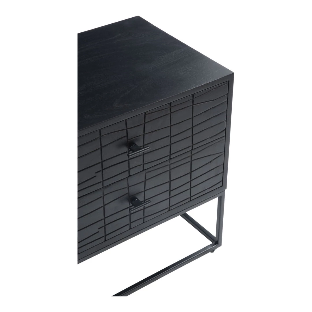 Moe's Home Collection Nightstands Atelier Nightstand Black 7 Moe's Home Collection Nightstands Atelier Nightstand Black