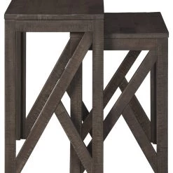 Ashley Furniture Emerdale - Gray - Accent Table Set (2/cn) 10 Ashley Furniture Emerdale - Gray - Accent Table Set (2/cn)