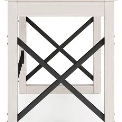 Ashley Furniture Desks Bayflynn - Whitewash - Home Office Desk