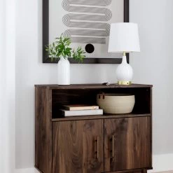 Ashley Furniture Calverson - Mocha - Accent Cabinet