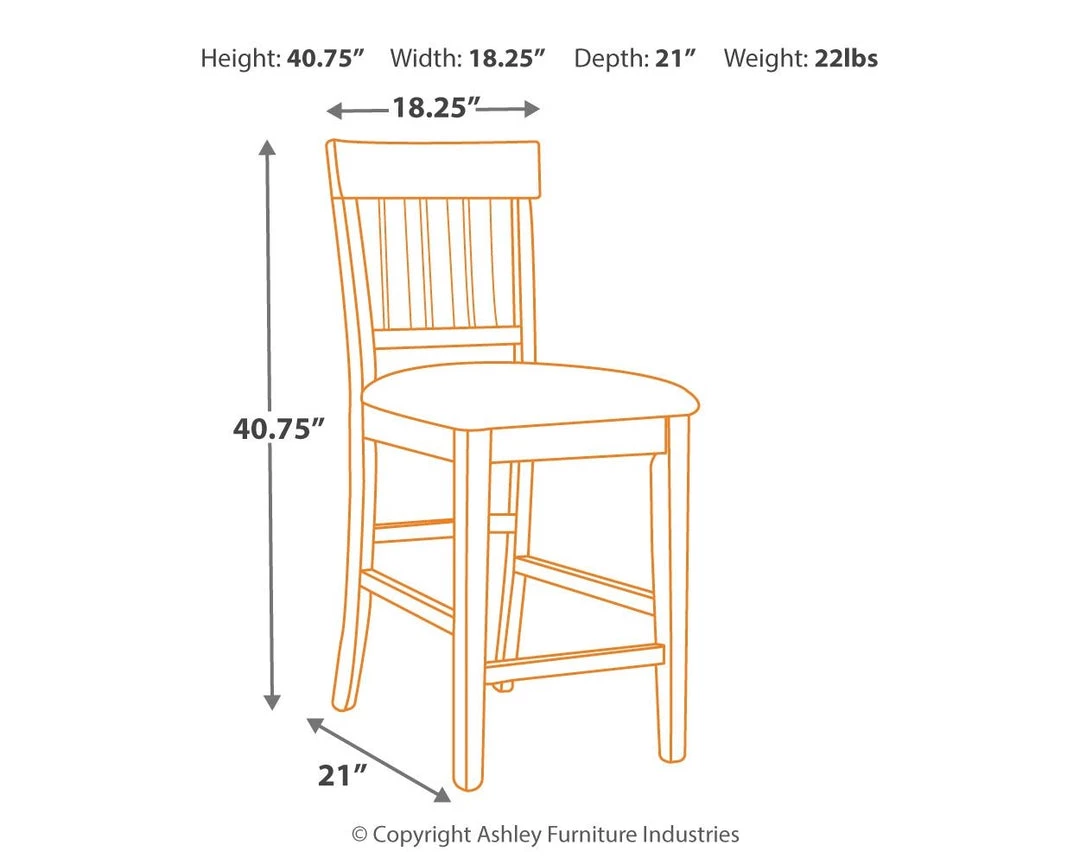Ashley Furniture Haddigan - Dark Ultimate Best In Class Upholstered Barstool (2/CN) 5 Ashley Furniture Haddigan - Dark Ultimate Best In Class Upholstered Barstool (2/CN)