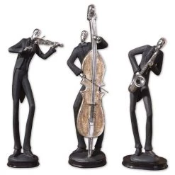 Uttermost Musicians Decorative Figurines, Set/3 Table Decor