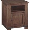 Ashley Furniture Budmore - Brown Dark - Rectangular End Table