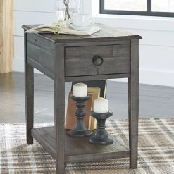 Ashley Furniture Tables Borlofield - Dark Gray - Rectangular End Table 9 Ashley Furniture Tables Borlofield - Dark Gray - Rectangular End Table