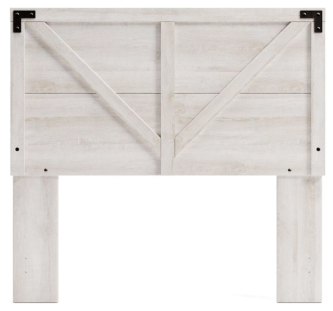 Ashley Furniture Shawburn - Whitewash - Full Crossbuck Panel Hdbd 7 Ashley Furniture Shawburn - Whitewash - Full Crossbuck Panel Hdbd