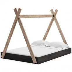 Ashley Furniture Piperton - Brown / Black - Full Tent Complete Bed In Box