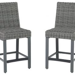 Signature Design By Ashley® Palazzo - Gray - Tall Barstool (2/cn)