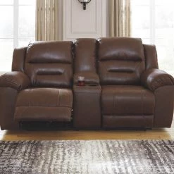 Ashley Furniture Stoneland - Console - Power Reclining Loveseats Reclining Furniture
