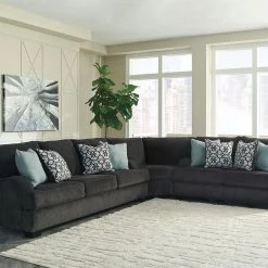 Ashley Furniture Charenton - Charcoal - Sofa Sofas