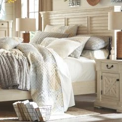 Ashley Furniture Bolanburg - Antique Brown Light - One Drawer Night Stand