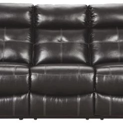 Ashley Furniture Kempten - Black - Reclining Sofa