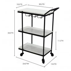 Moe's Home Collection After Hours Bar Cart