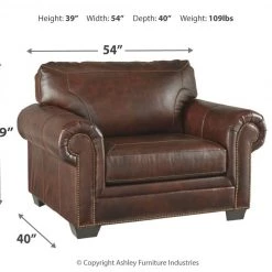 Ashley Furniture Roleson - Walnut - Chair And A Half Chairs