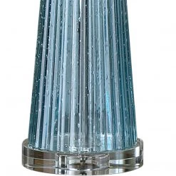 Uttermost Navier Blue Glass Table Lamp