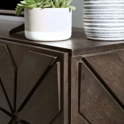 Ashley Furniture Chasinfield - Dark Brown - Extra Large Tv Stand