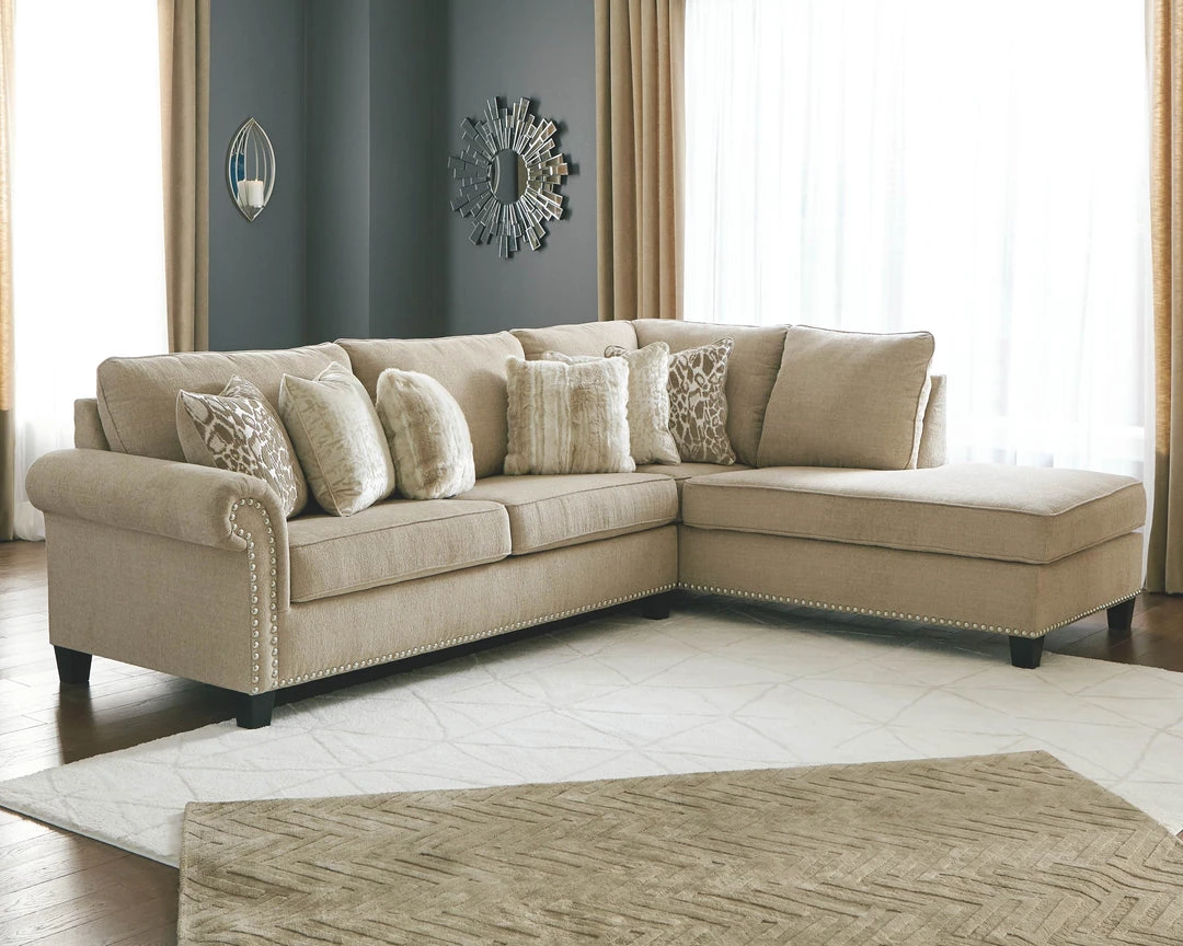 Signature Design By Ashley® Dovemont - Left Arm Facing Corner Chaise, Right Arm Facing Sofa Sectional Sectionals 4 Signature Design By Ashley® Dovemont - Left Arm Facing Corner Chaise, Right Arm Facing Sofa Sectional Sectionals