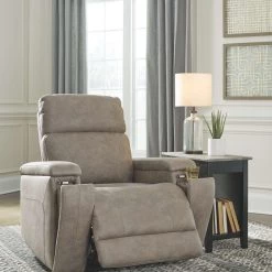 Ashley Furniture Rowlett - Fog - Pwr Recliner/adj Headrest