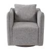Uttermost Corben Gray Swivel Chair Chairs