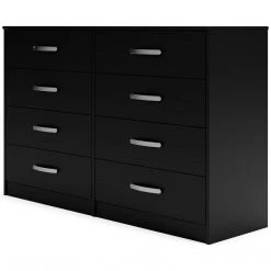 Ashley Furniture Finch - Black - Eight Drawer Dresser Dressers