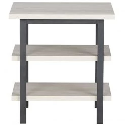 Ashley Furniture Bayflynn - Whitewash - Rectangular End Table (2/cn) Tables 10 Ashley Furniture Bayflynn - Whitewash - Rectangular End Table (2/cn) Tables