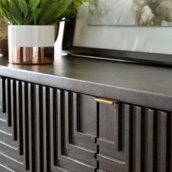 Ashley Furniture Elinmore - Brown/gold Finish - Accent Cabinet