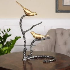 Table Decor Uttermost Birds On A Limb Sculpture