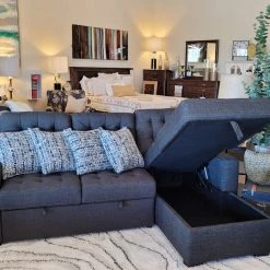 Primo Compact Sectional With Pullout Sleeper