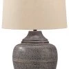 Ashley Furniture Accessories Olinger - Brown - Metal Table Lamp (1/cn) 2 Ashley Furniture Accessories Olinger - Brown - Metal Table Lamp (1/cn)