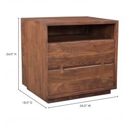Moe's Home Collection Nightstands Madagasikara Nightstand